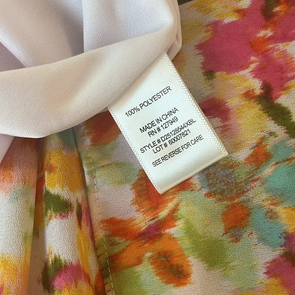 Emma & Michell Floral Summer Dress NWT Size 2X - Picture 7 of 7